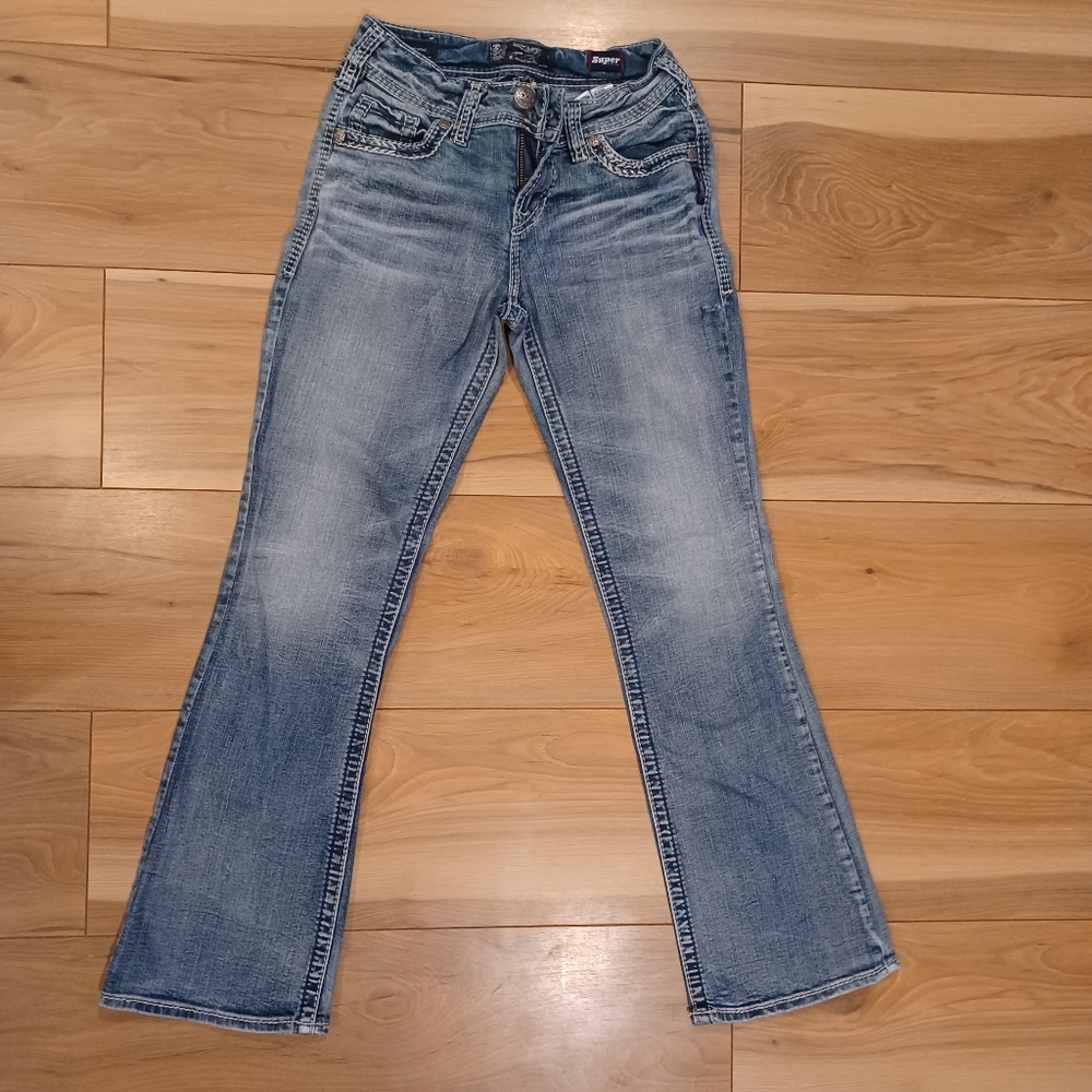 Silver Bootcut Jeans